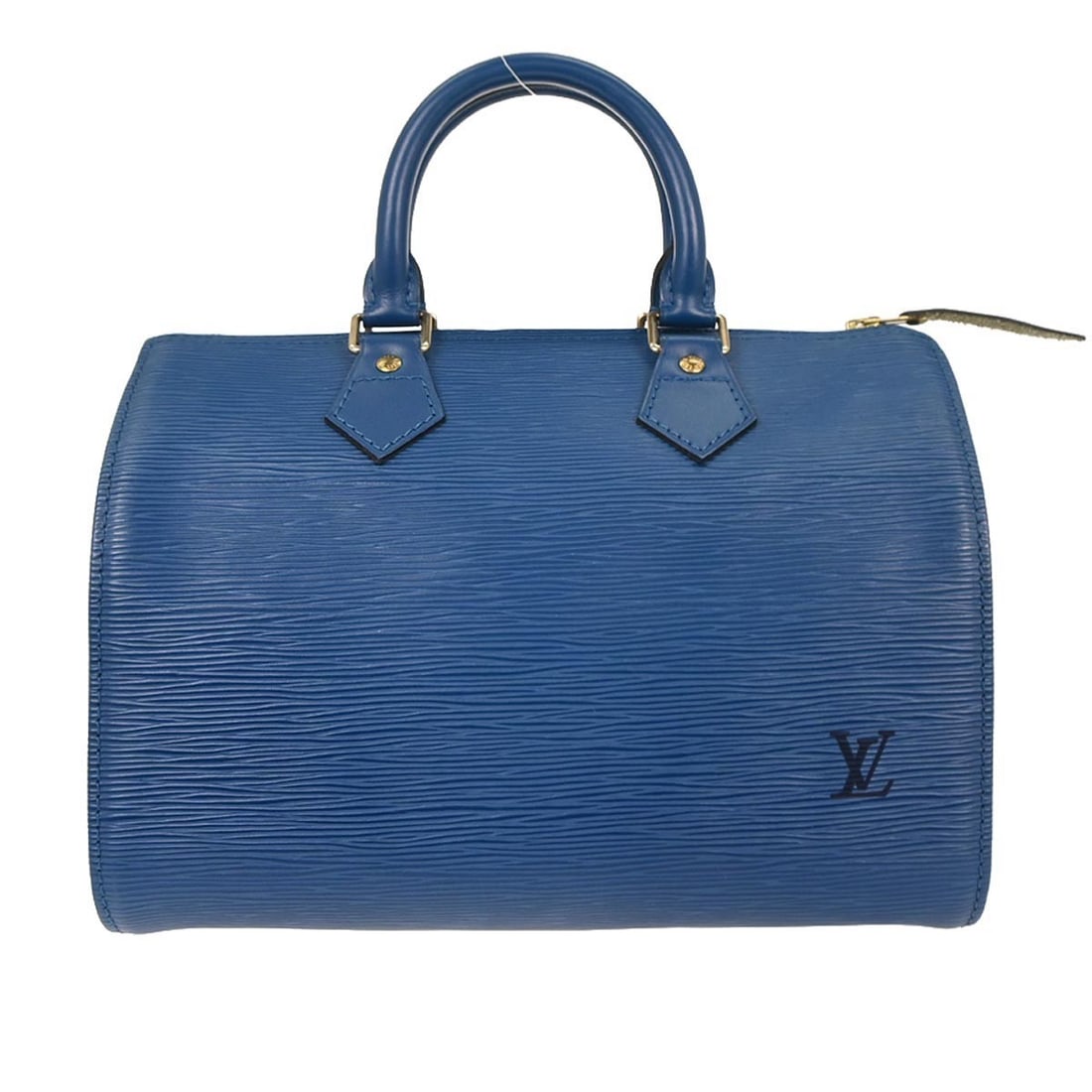 Louis Vuitton Speedy 25 Blue Epi Leather M43015 Vintage Bag (1 of 10)