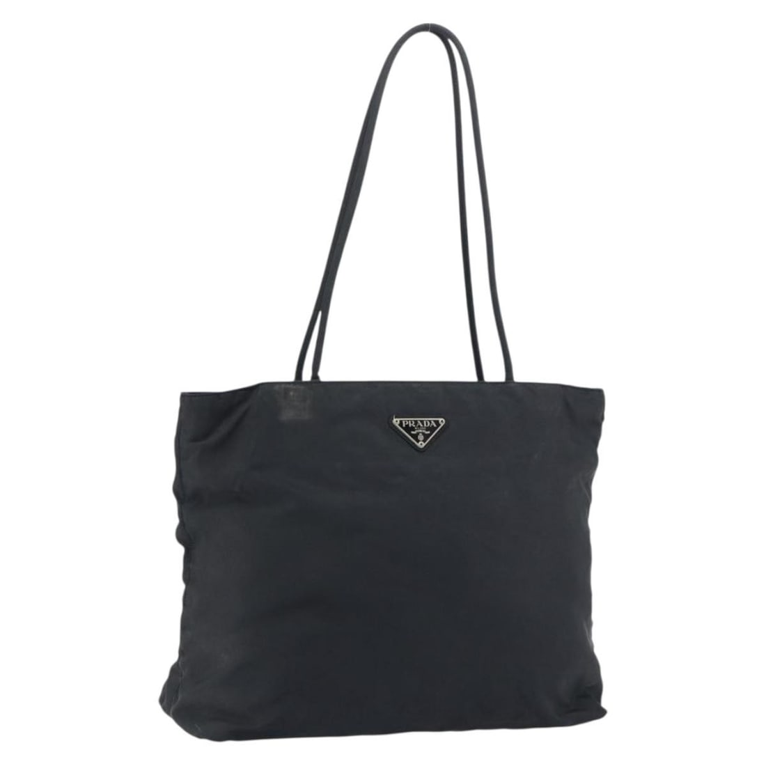 Vintage Prada Black Tote Bag with Structured Handles (1 of 1)