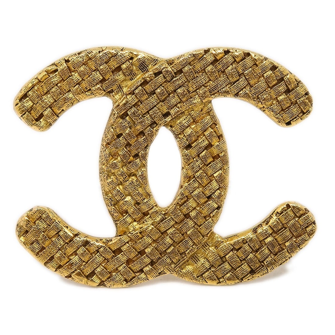 Chanel CC Logo Brooch Pin Gold Plated 29/1262 (1 of 4)