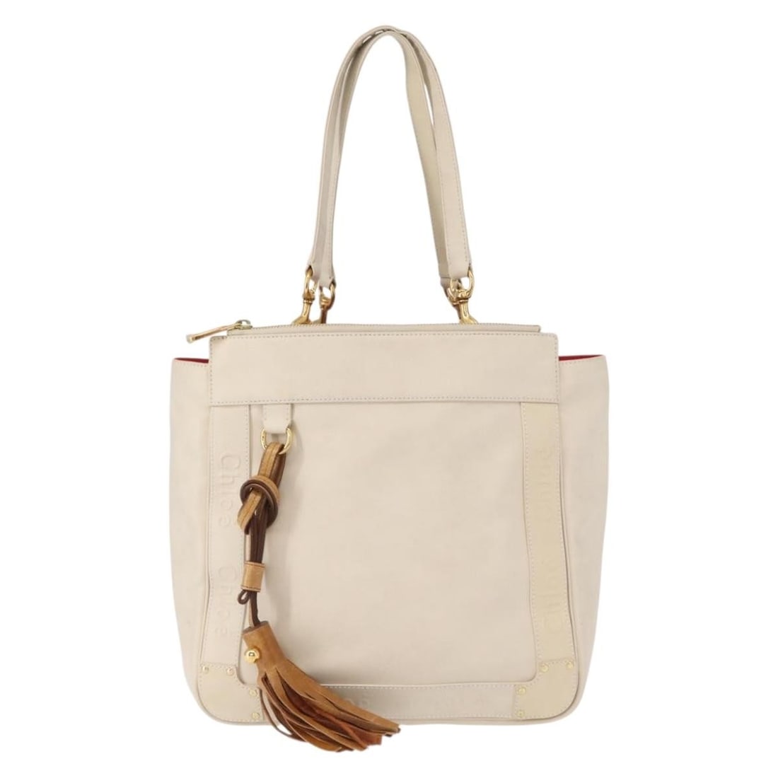 Eden Tote Bag by Chloe in White Leather (1 of 2)