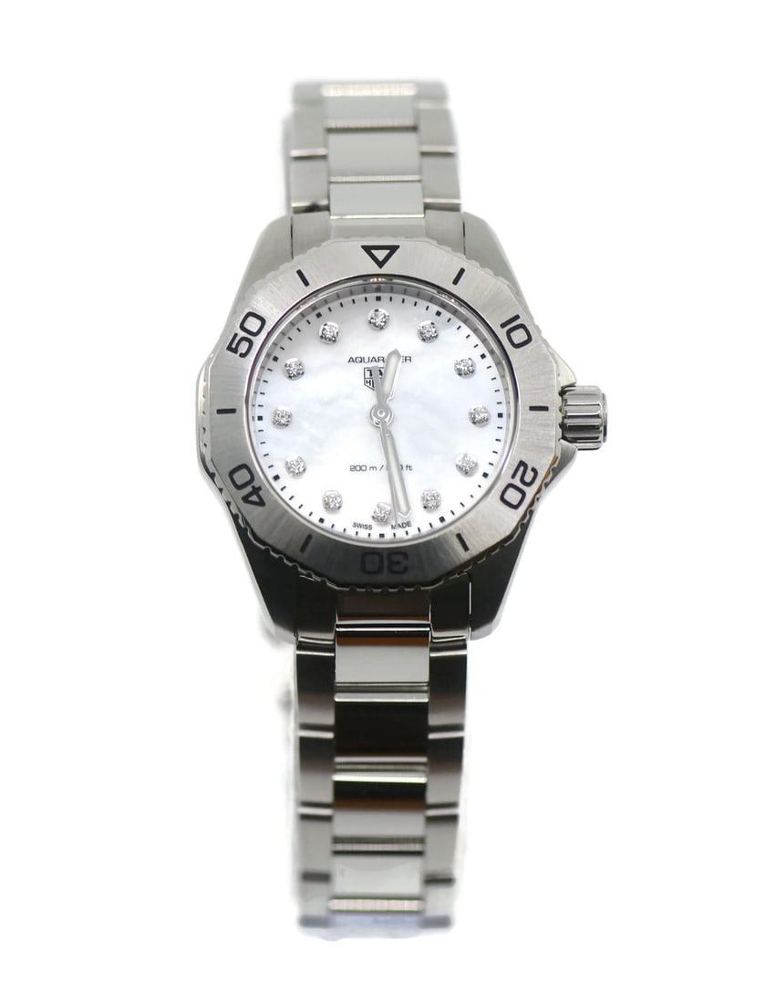 TAG Heuer Aquaracer Diamond Stainless Steel Watch WBP1416 with Box and Papers (1 of 4)
