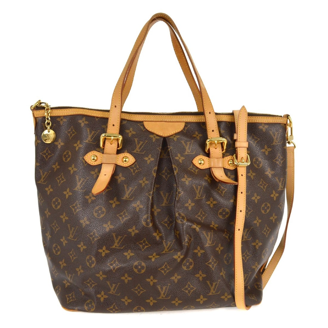 Louis Vuitton Palermo GM Monogram Tote Bag M40146 Brown Canvas (1 of 10)