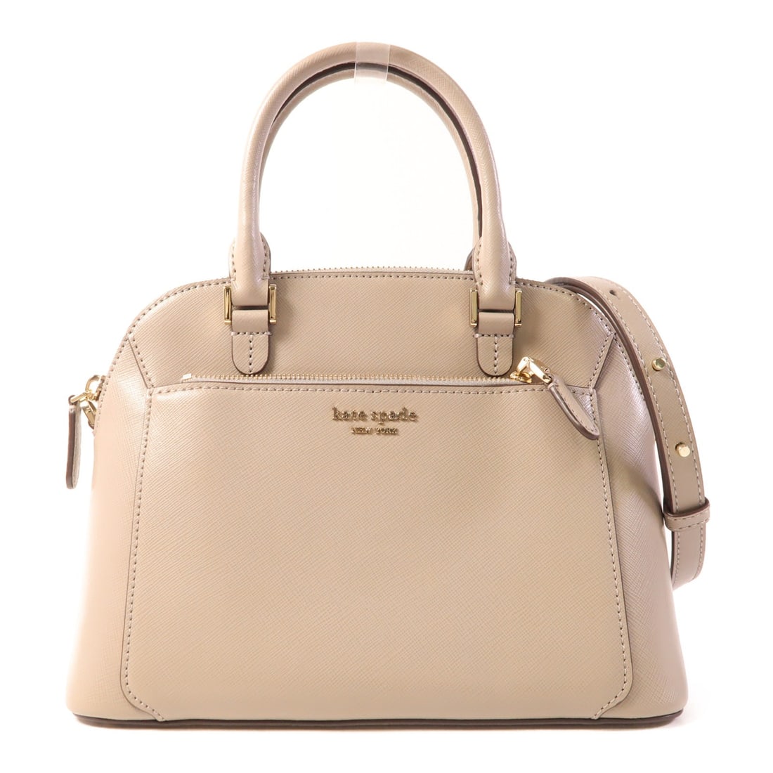 KATE SPADE Gray Calfskin 2-Way Shoulder Bag (1 of 13)