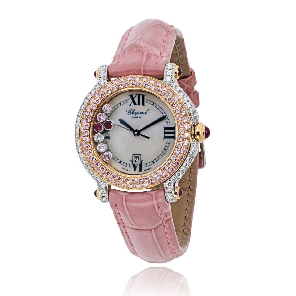 Happy Diamonds 18K White Gold Timepiece by Chopard (1 of 7)