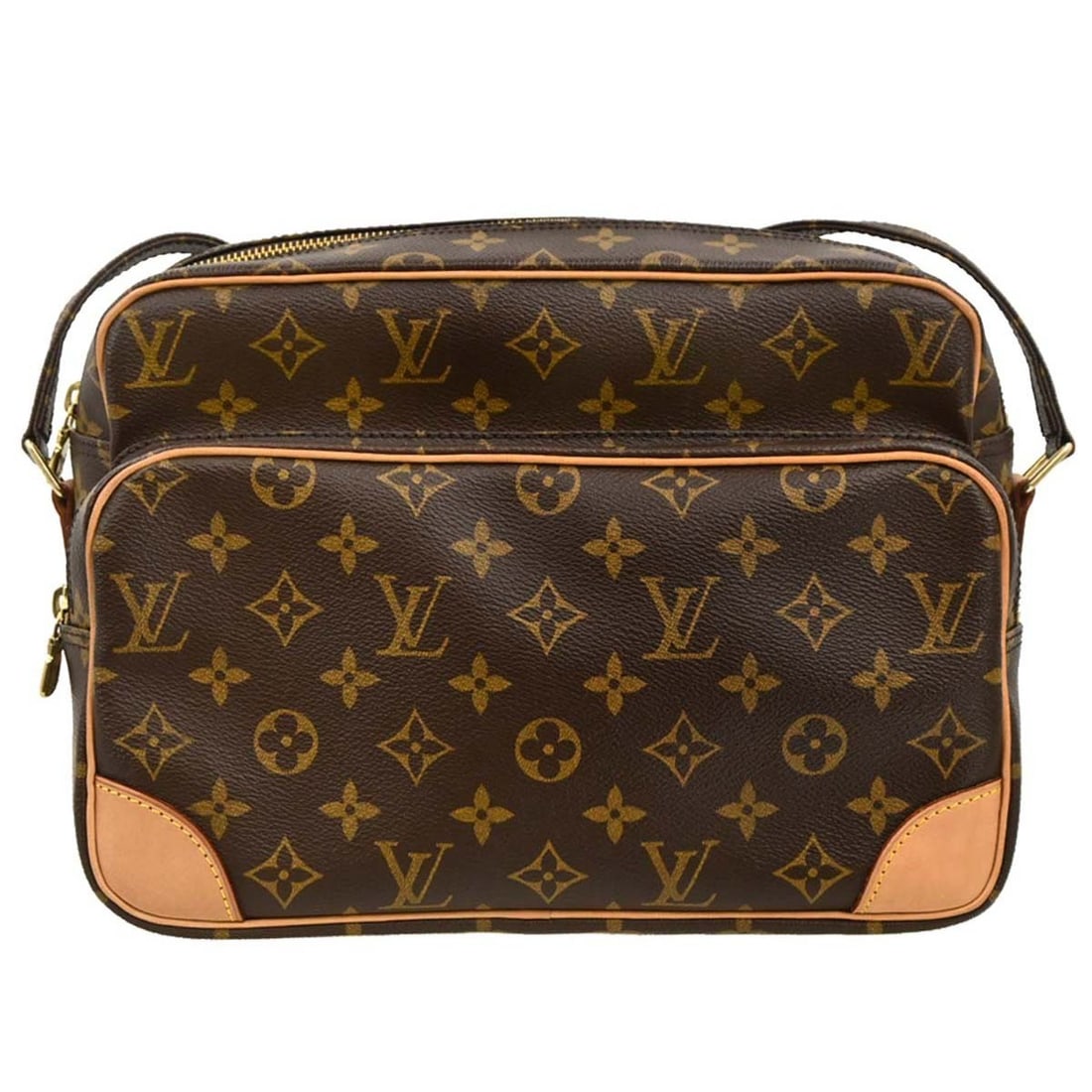 Louis Vuitton Monogram Nile Shoulder Bag M45244 Adjustable Crossbody: Louis Vuitton Monogram Nile Shoulder Bag M45244 Adjustable Crossbody The Louis Vuitton Monogram Nile Shoulder Bag combines style and functionality, making it a perfect accessory for casual occasions.
