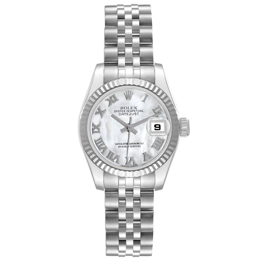 Ladies Datejust 179174 White Mother of Pearl Dial D-Link Jubilee 2007 with Card (1 of 6)