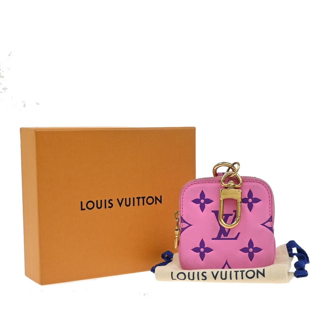 Multipochette Pink Coin Case Wallet with Lanyard by Louis Vuitton (1 of 1)