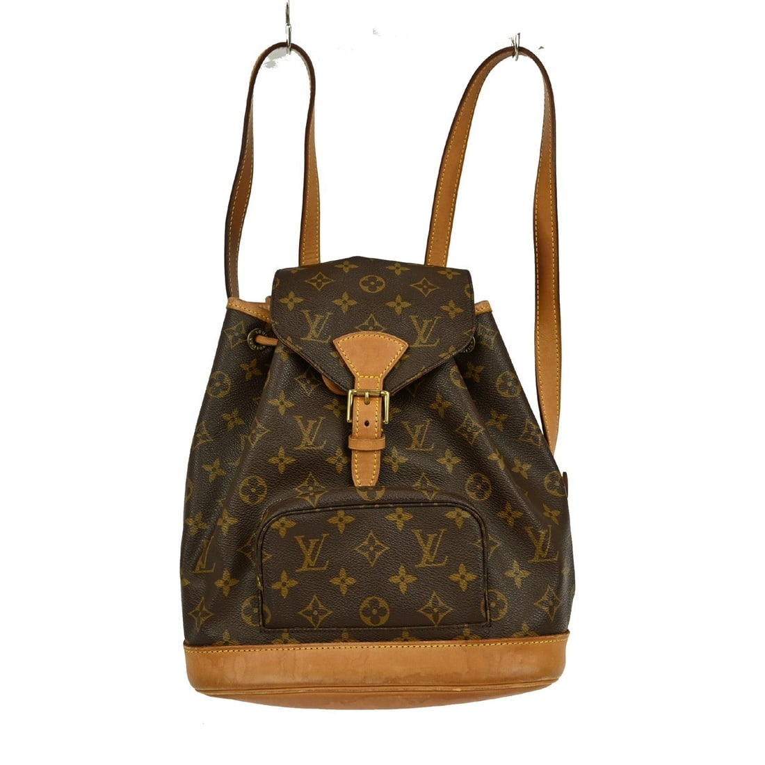 Louis Vuitton Montsouris MM Backpack Monogram Canvas Brown (1 of 9)