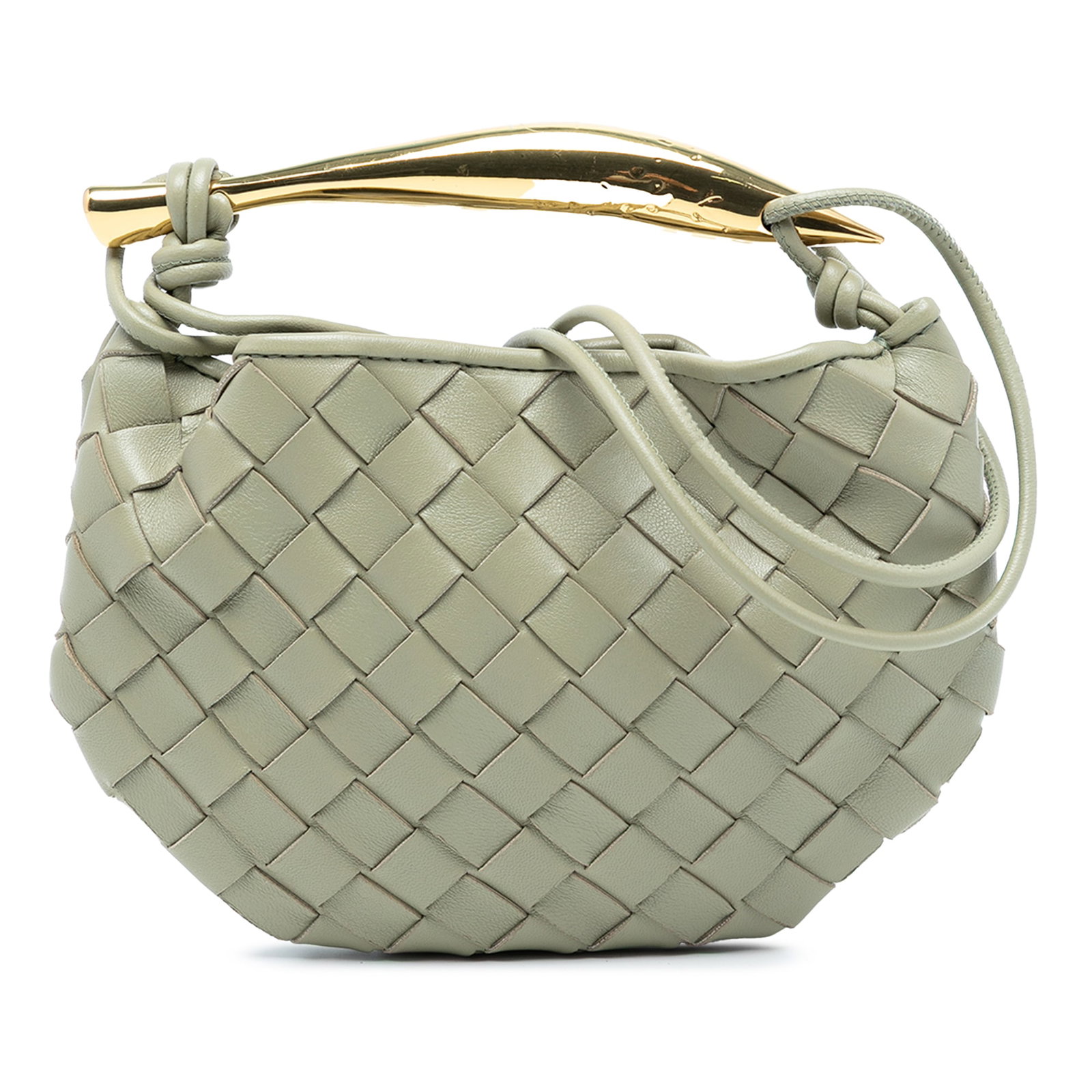 Bottega Veneta Sardine Satchel Baby Lambskin Intrecciato Woven Design (1 of 6)
