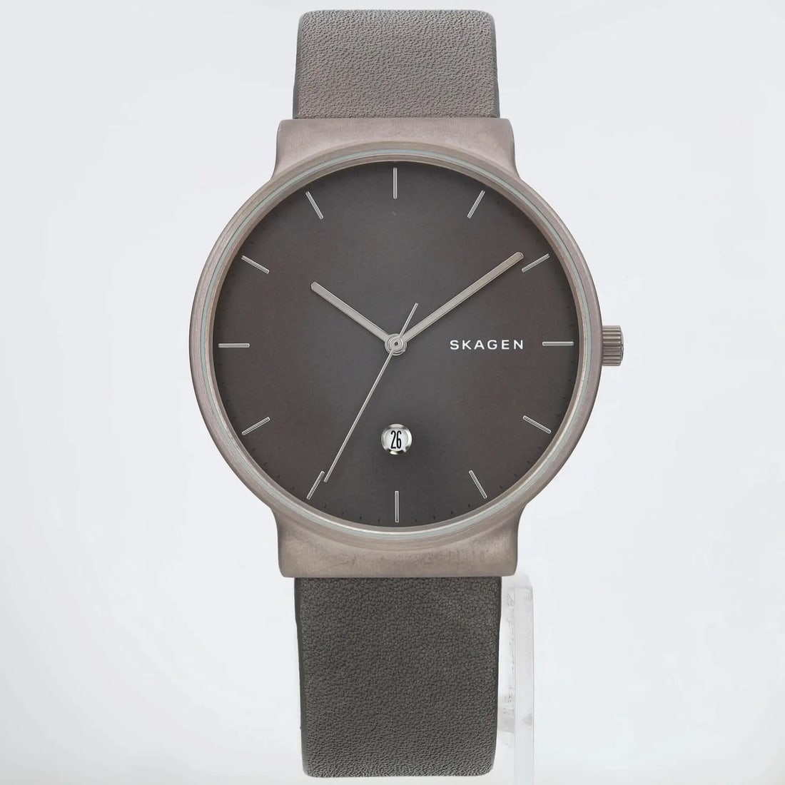 Skagen Ancher 40mm Titanium Quartz Men's Watch SKW6320 Grey Dial: Skagen Ancher 40mm Titanium Quartz Men's Watch SKW6320 Grey Dial Discover the Skagen Ancher 40mm Titanium Grey Dial Quartz Men's Watch (Model SKW6320), a perfect blend of style and functionality. This