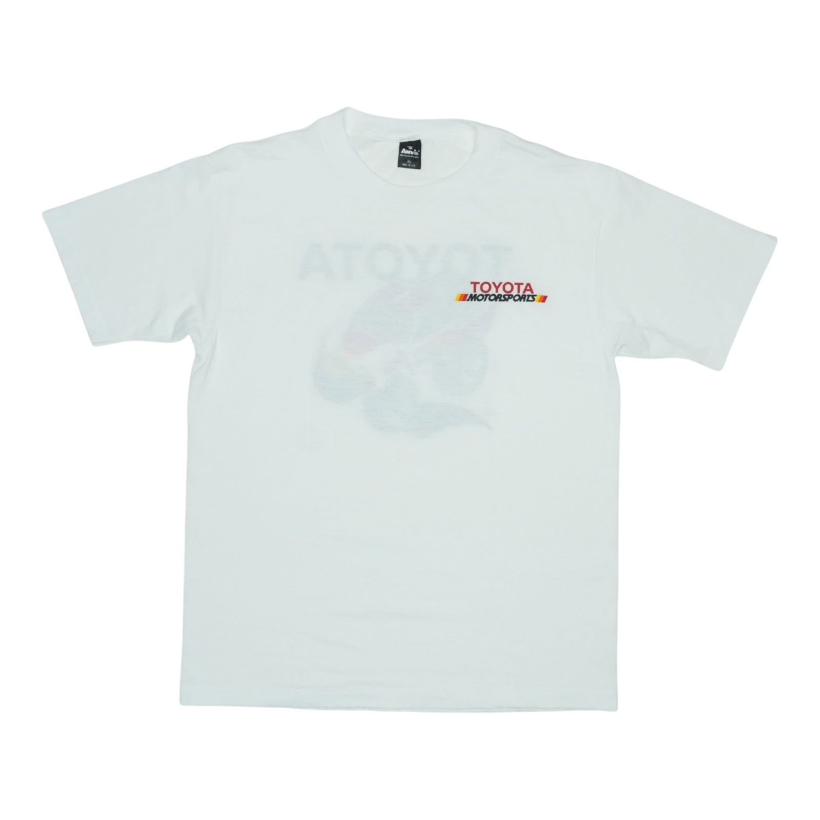 Vintage 1980s Toyota Motorsports TRD Cotton Shirt White: Vintage 1980s Toyota Motorsports TRD Cotton Shirt White This original vintage 1980s Toyota Motorsports TRD shirt is a classic piece for any motorsport enthusiast. Crafted from 100% cotton, it features