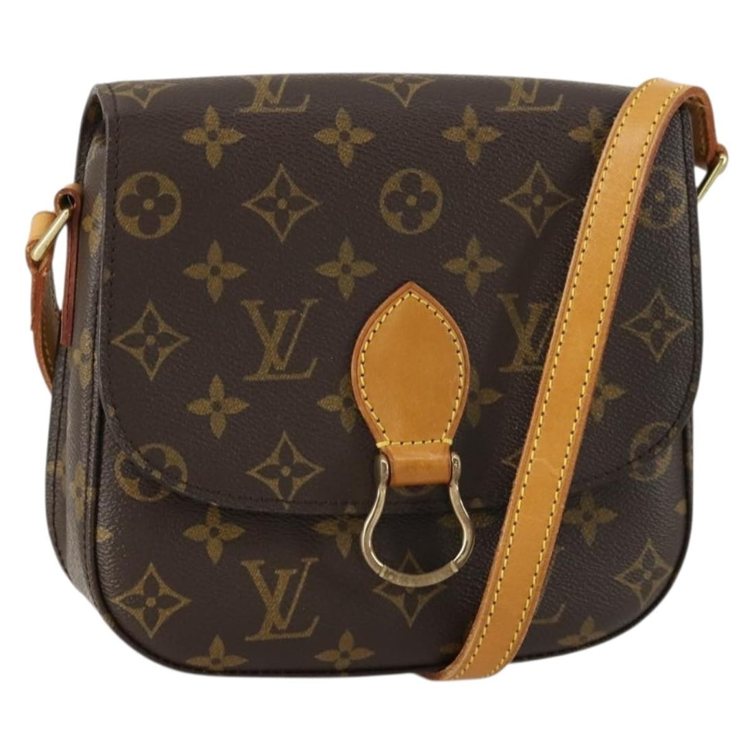 Louis Vuitton Saint Cloud MM Monogram Canvas Shoulder Bag M51243 France (1 of 18)