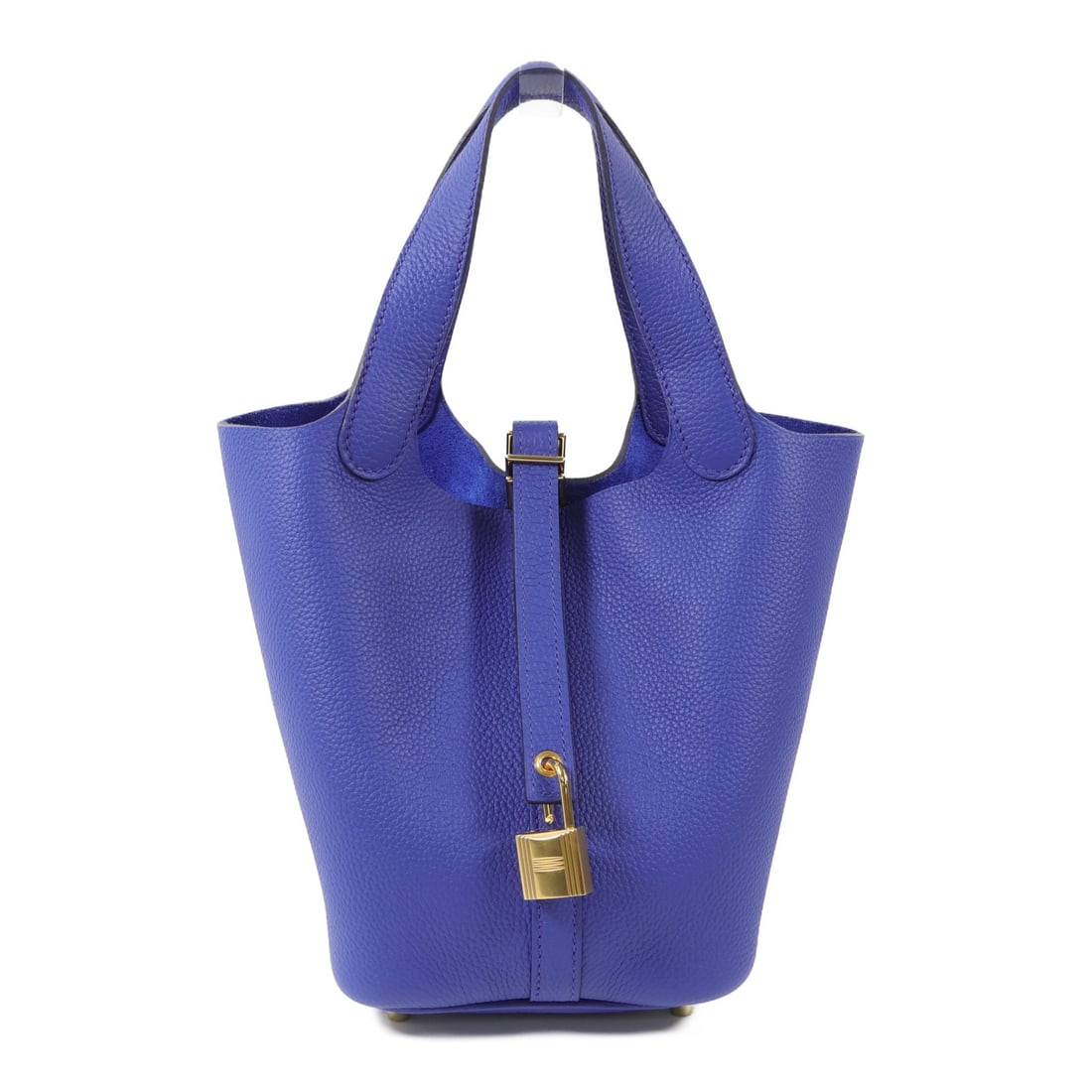 HERMES Picotin PM Tote Bleu Electrique Calfskin GHW (1 of 12)