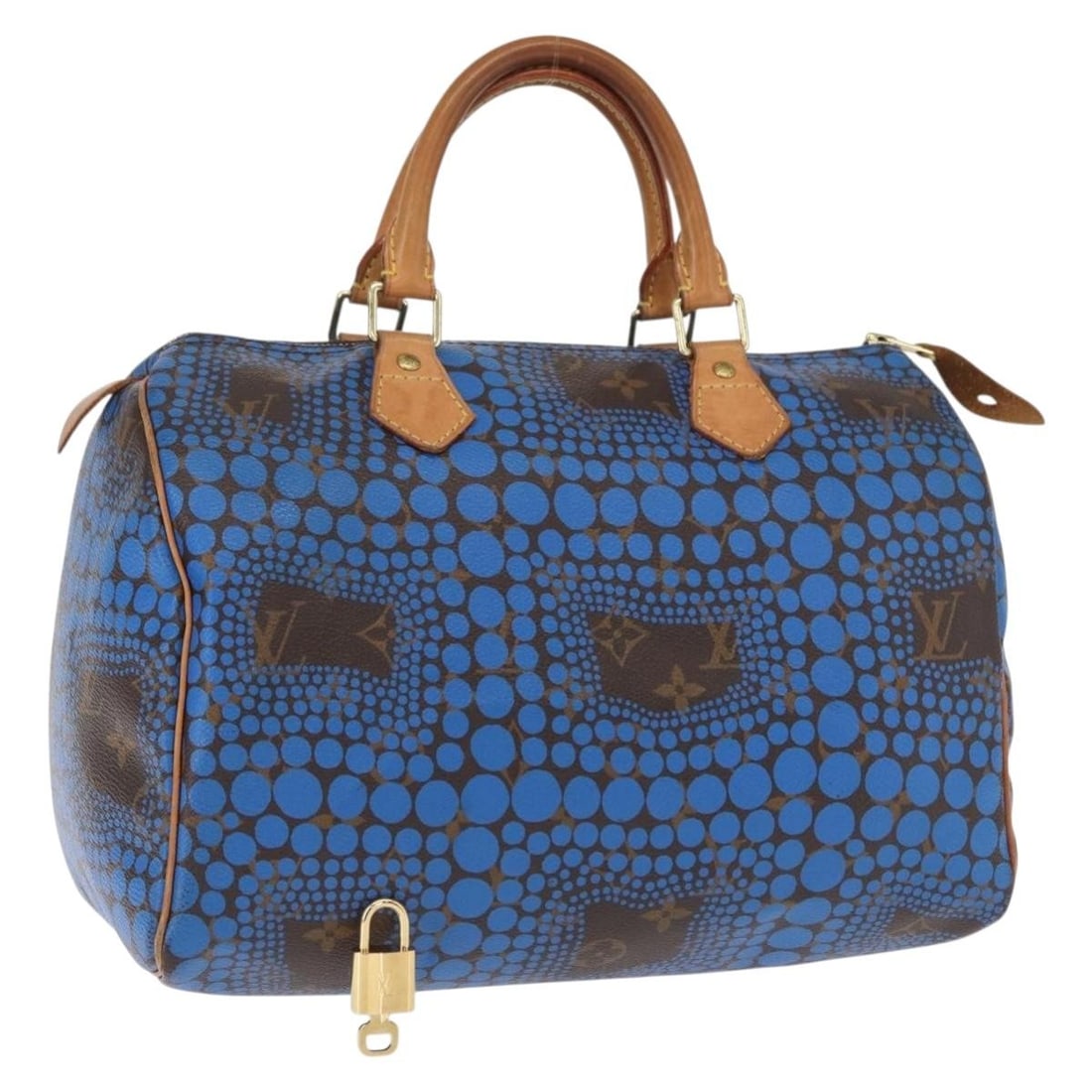 Speedy 30 Monogram Dot Infinity Handbag by Louis Vuitton Multicolour: Speedy 30 Monogram Dot Infinity Handbag by Louis Vuitton Multicolour This pre-owned Louis Vuitton Monogram Dot Infinity Speedy 30 handbag features the iconic multicolour design and is intended for fem