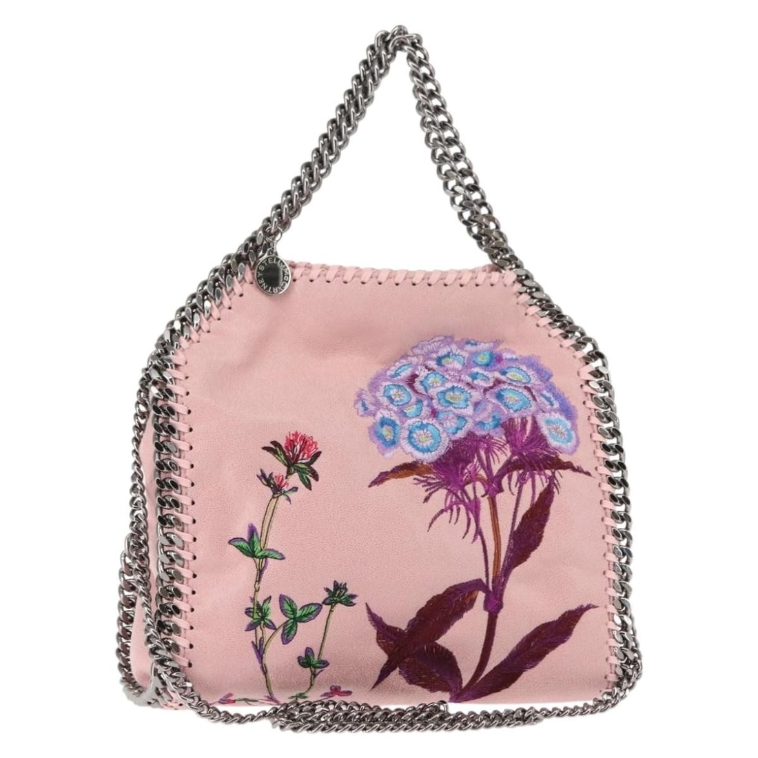 Stella MacCartney Falabella Chain Suede Shoulder Bag Pink 371223 Auth: Stella MacCartney Falabella Chain Suede Shoulder Bag Pink 371223 Auth This Stella McCartney Falabella Chain Shoulder Bag is a luxurious accessory crafted from soft pink suede, featuring elegant silver