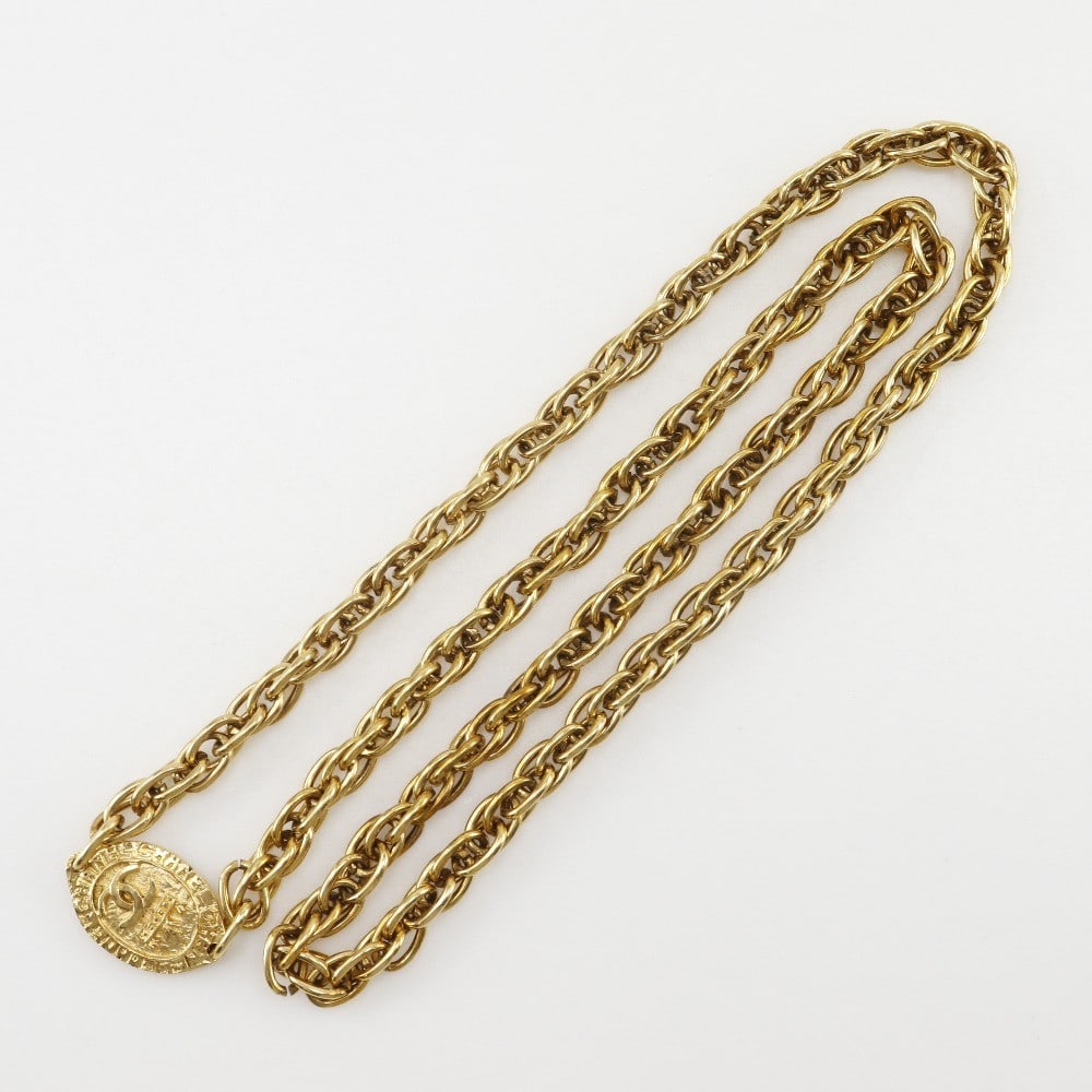 Chanel Coco Gold Tone 86cm Long Pendant Necklace (1 of 2)