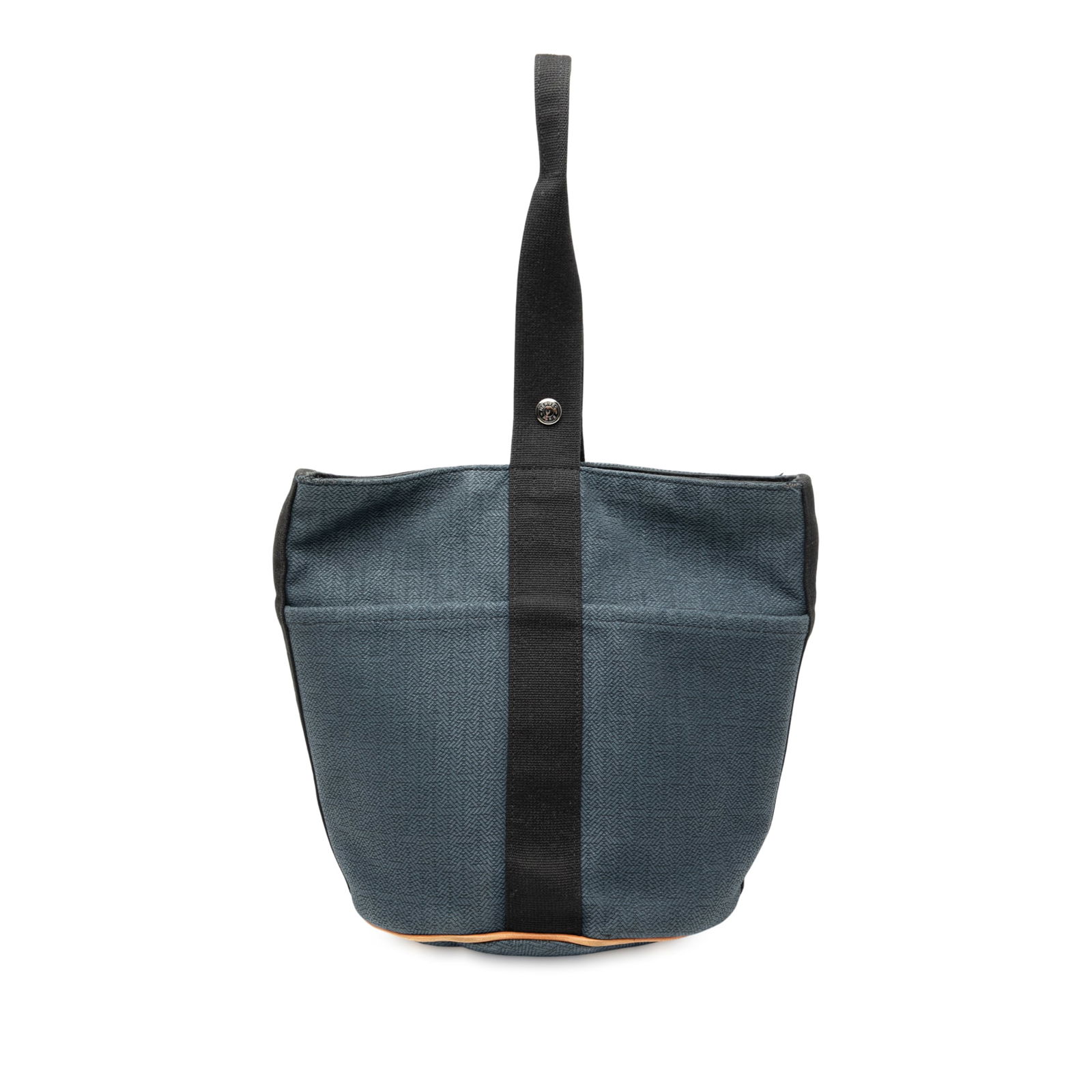 Hermes Toile Saxo MM Blue Fabric Bag with Magnetic Closure: Hermes Toile Saxo MM Blue Fabric Bag with Magnetic Closure The Hermes Toile Saxo MM is a stylish and functional bag crafted from durable canvas in a striking blue hue. This bag features a flat strap f