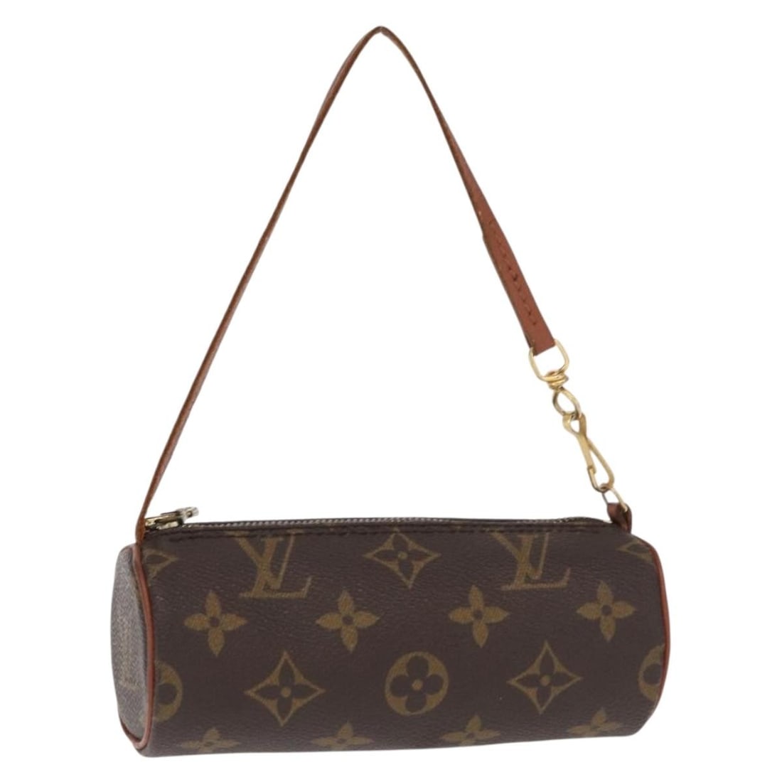 Louis Vuitton Papillon Monogram Canvas Pouch France: Louis Vuitton Papillon Monogram Canvas Pouch France This Louis Vuitton Monogram Papillon Pouch features the brand's signature monogram canvas exterior in a classic monogram color. The pouch is crafted