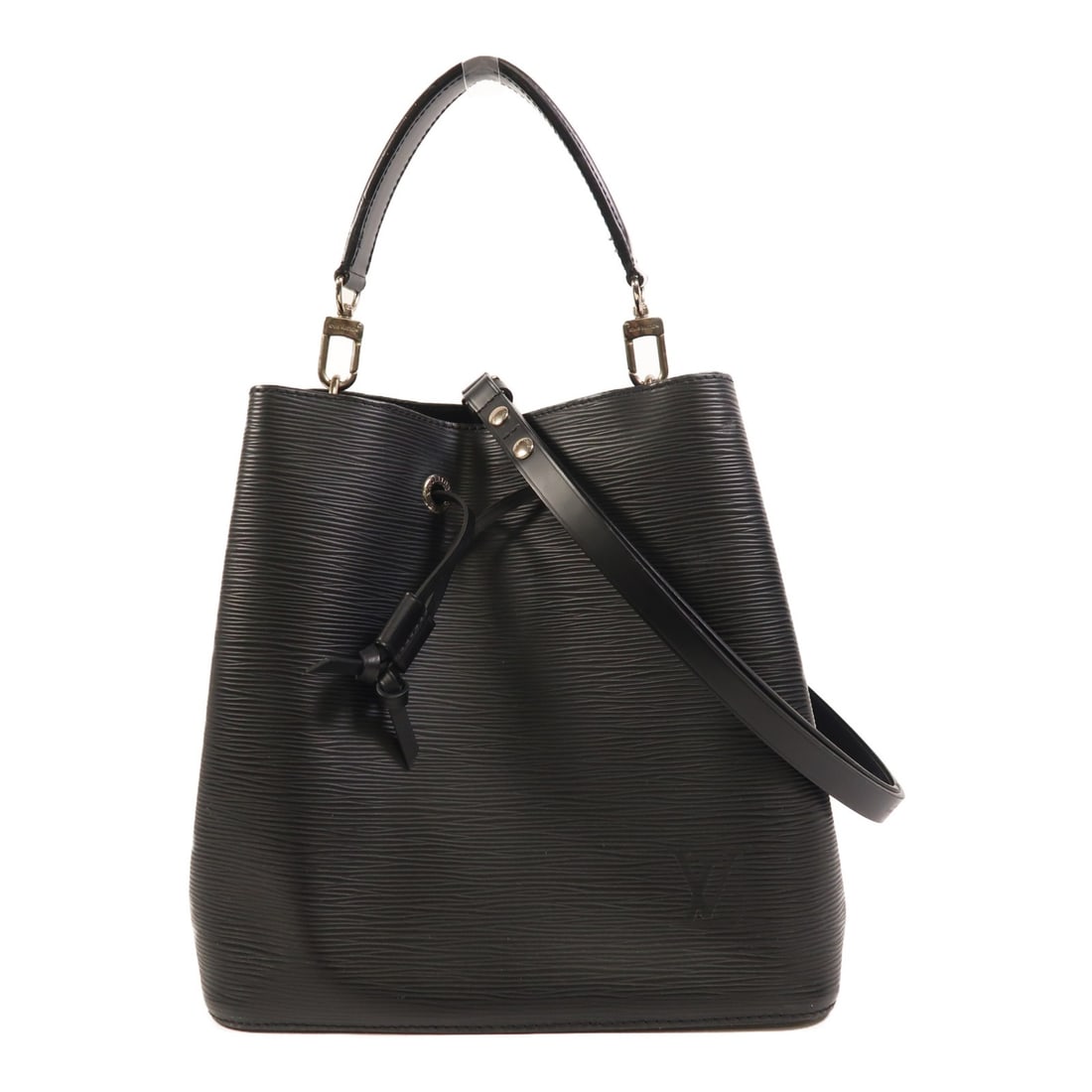 Louis Vuitton Neo Noe MM Black Epi Calfskin Shoulder Bag M54366 SHW (1 of 17)