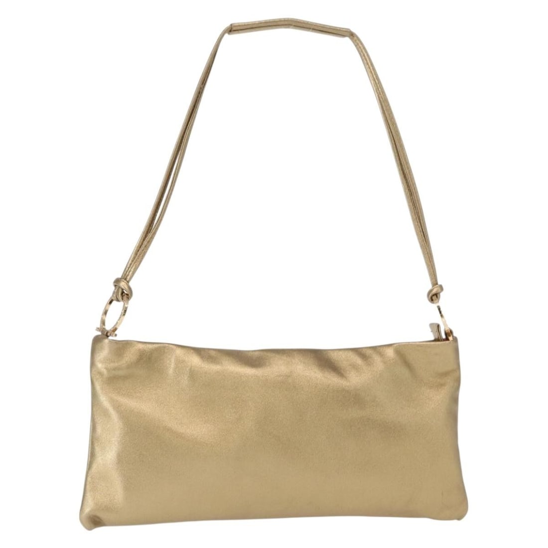 Salvatore Ferragamo Gancini Leather Shoulder Bag Black Gold Auth 153958: Salvatore Ferragamo Gancini Leather Shoulder Bag Black Gold Auth 153958 This Salvatore Ferragamo Gancini Shoulder Bag is a statement piece crafted in Italy, featuring luxurious black leather complemen