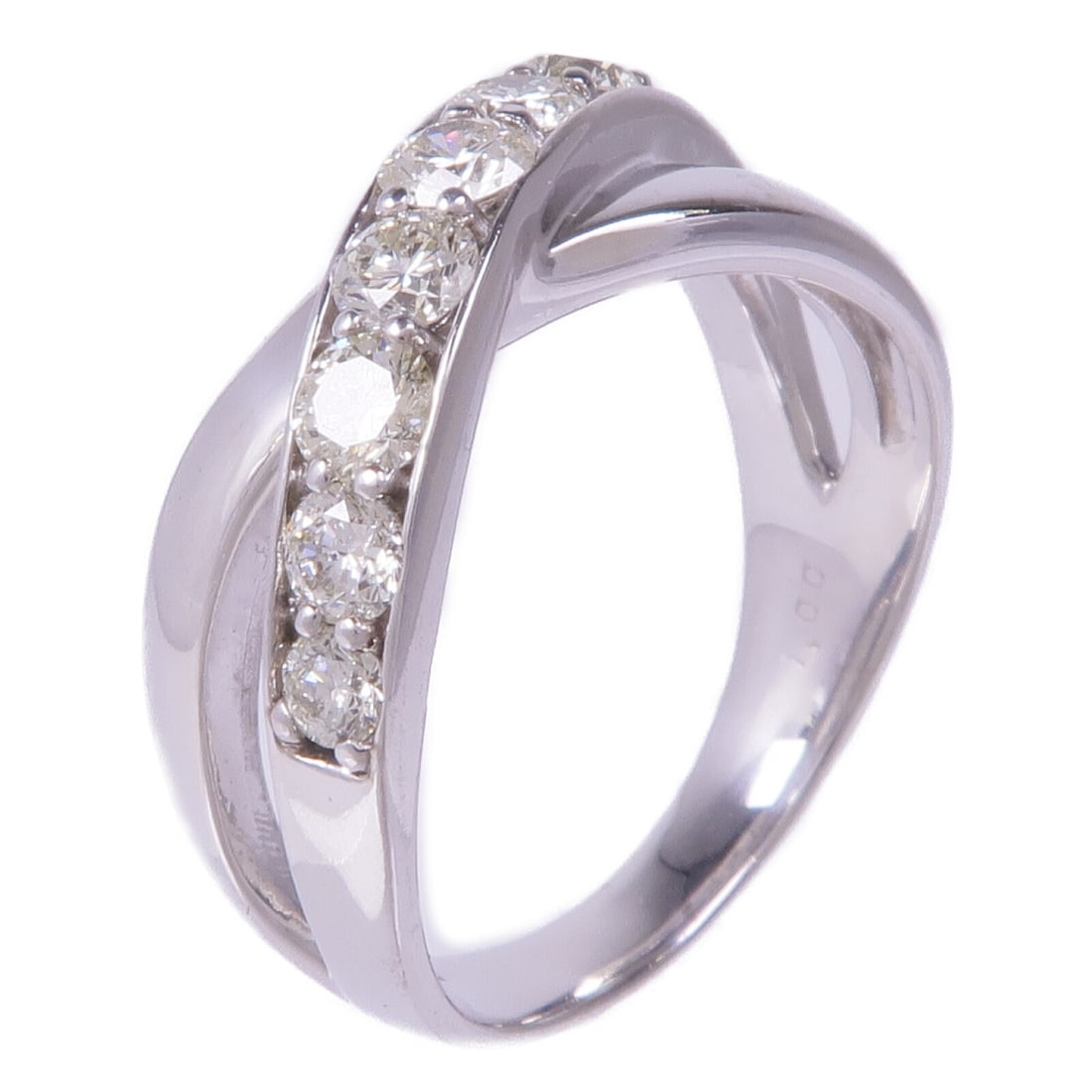 JEWELRY Diamond Ring in 18K White Gold Size 6.25 (1 of 8)