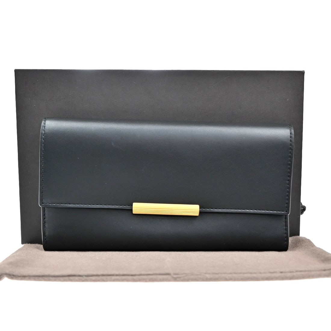 Trifold Wallet in Black by Bottega Veneta (1 of 1)