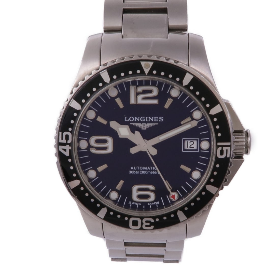 LONGINES HydroConquest Automatic Stainless Steel Black Dial Watch (1 of 18)