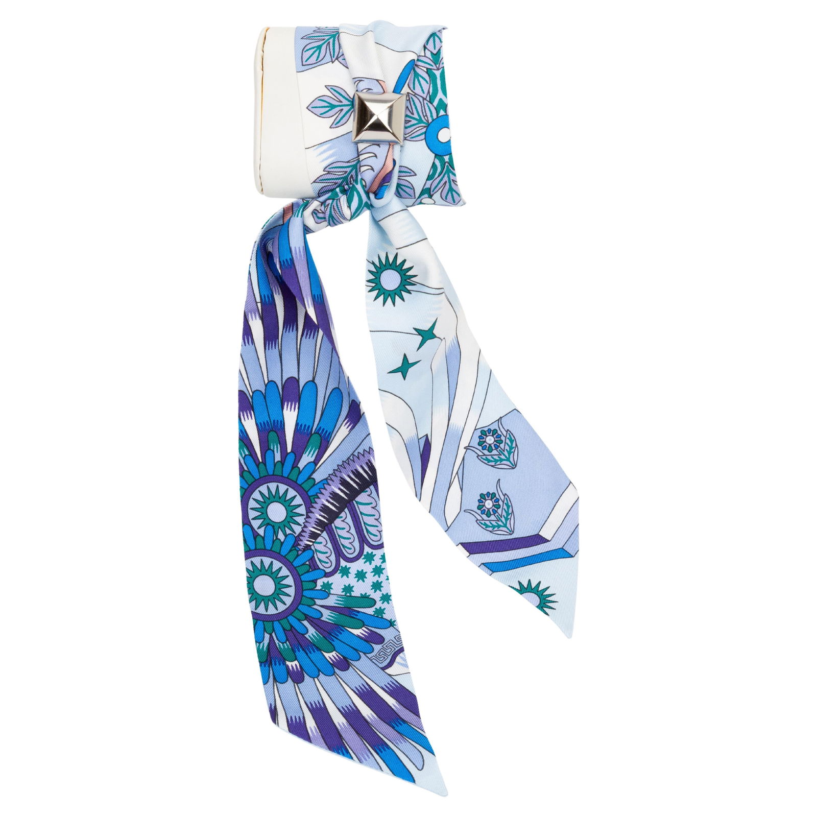 Hermes La Source de Pegase Twilly 100% Silk NIB (1 of 4)