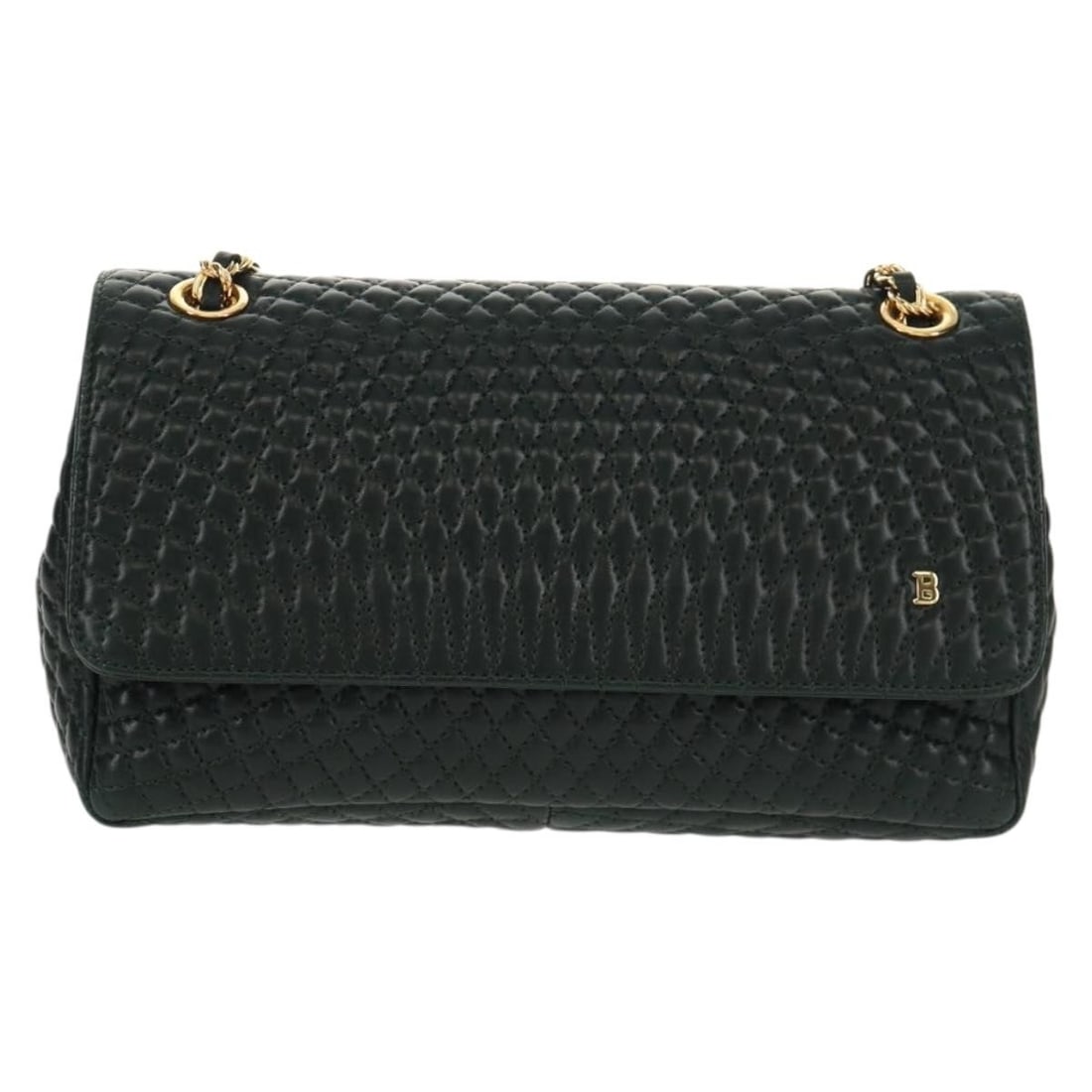 Green Vintage Chain Strap Shoulder Bag by Bally (1 of 2)