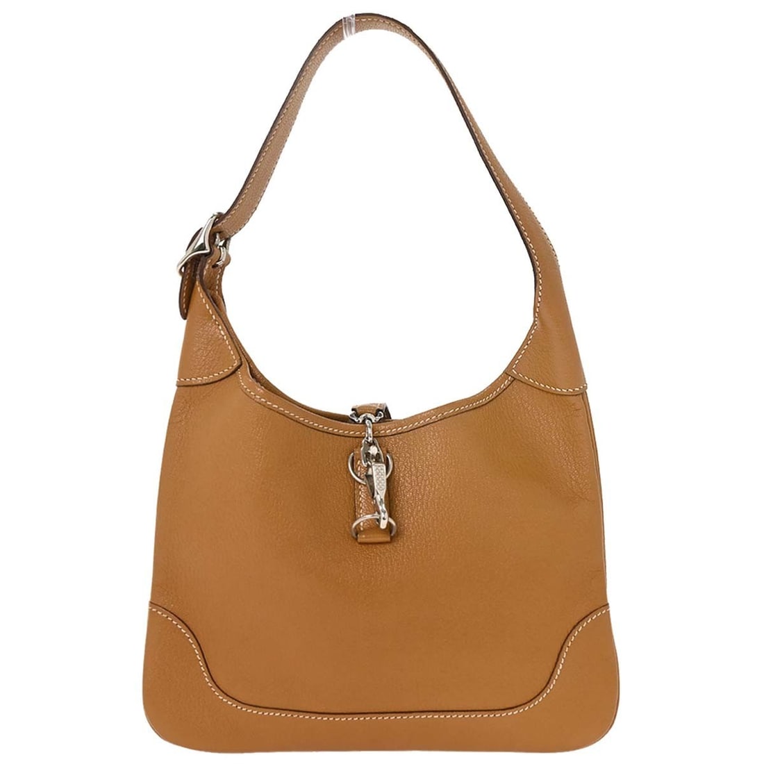 Hermes Trim Duo 24 Brown Chevre Myzore Handbag Top Handle (1 of 10)