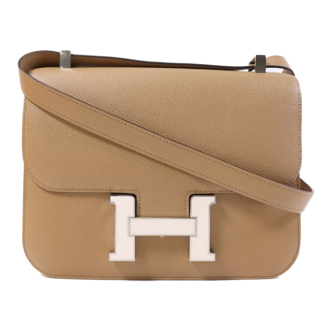 HERMES Constance 24 Brown Epsom Leather Shoulder Bag PHW (1 of 15)