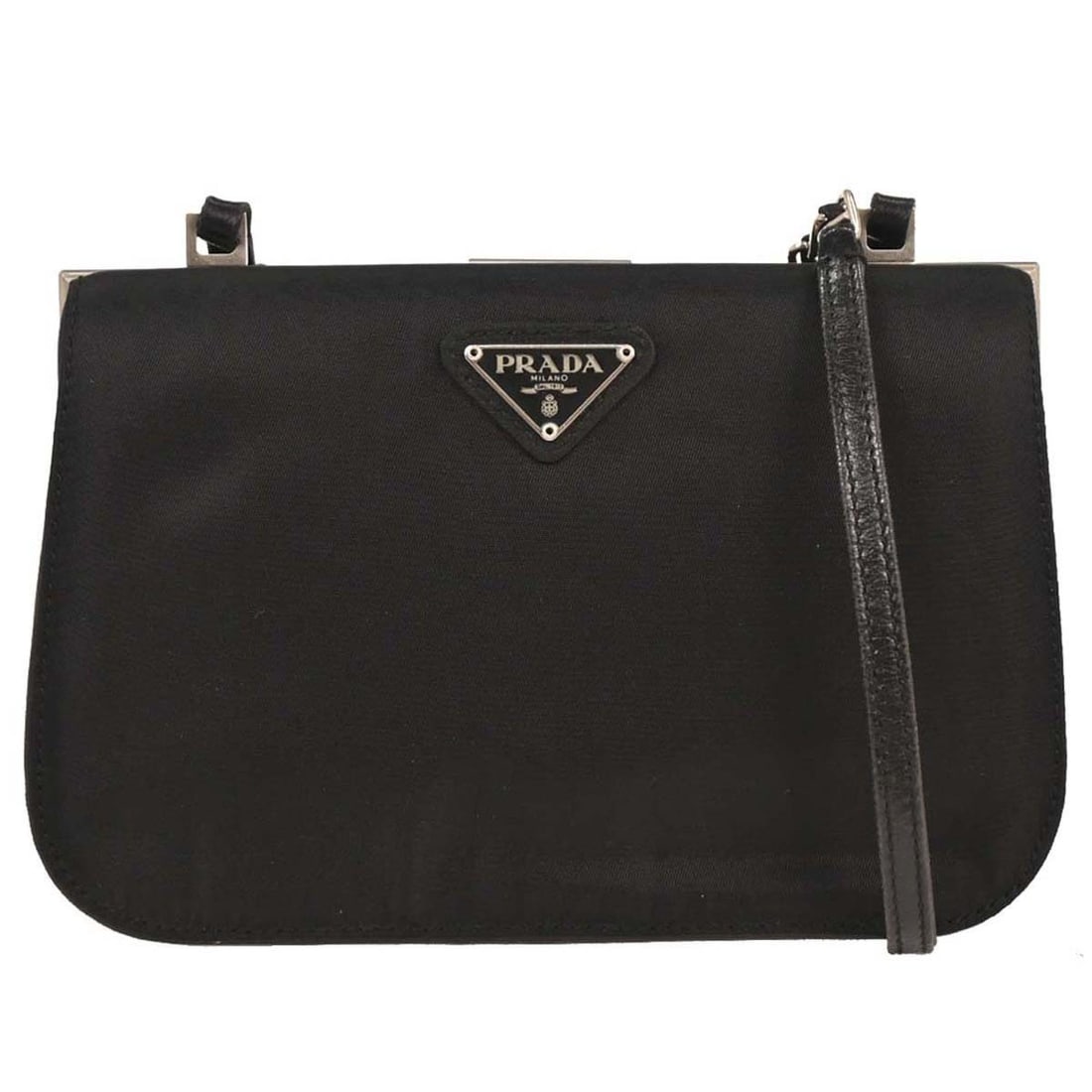 Prada Black Nylon Shoulder Bag Casual Italy (1 of 10)