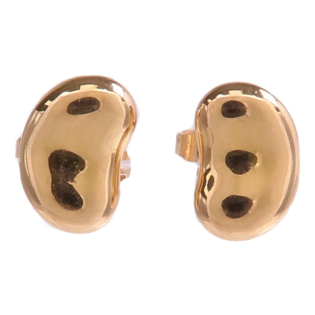 Elsa Peretti Rose Gold Bean Pierced Earrings by Tiffany & Co: Elsa Peretti Rose Gold Bean Pierced Earrings by Tiffany & Co These Tiffany & Co. Elsa Peretti Bean earrings are crafted from 18K pink gold (rose gold) and feature a delicate, minimalist design. Made i