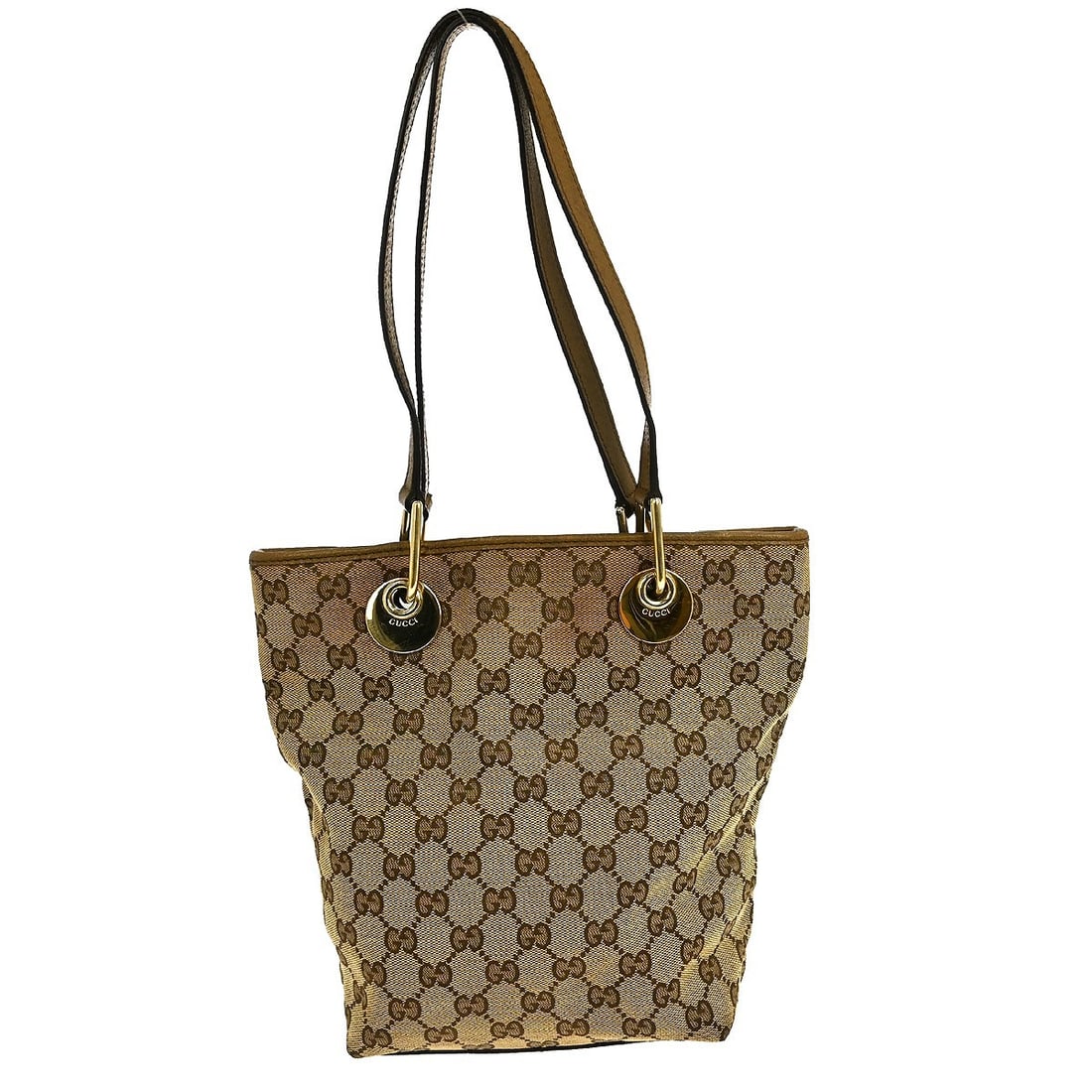 Eclipse Tote Bag in Beige and Brown by Gucci (1 of 1)