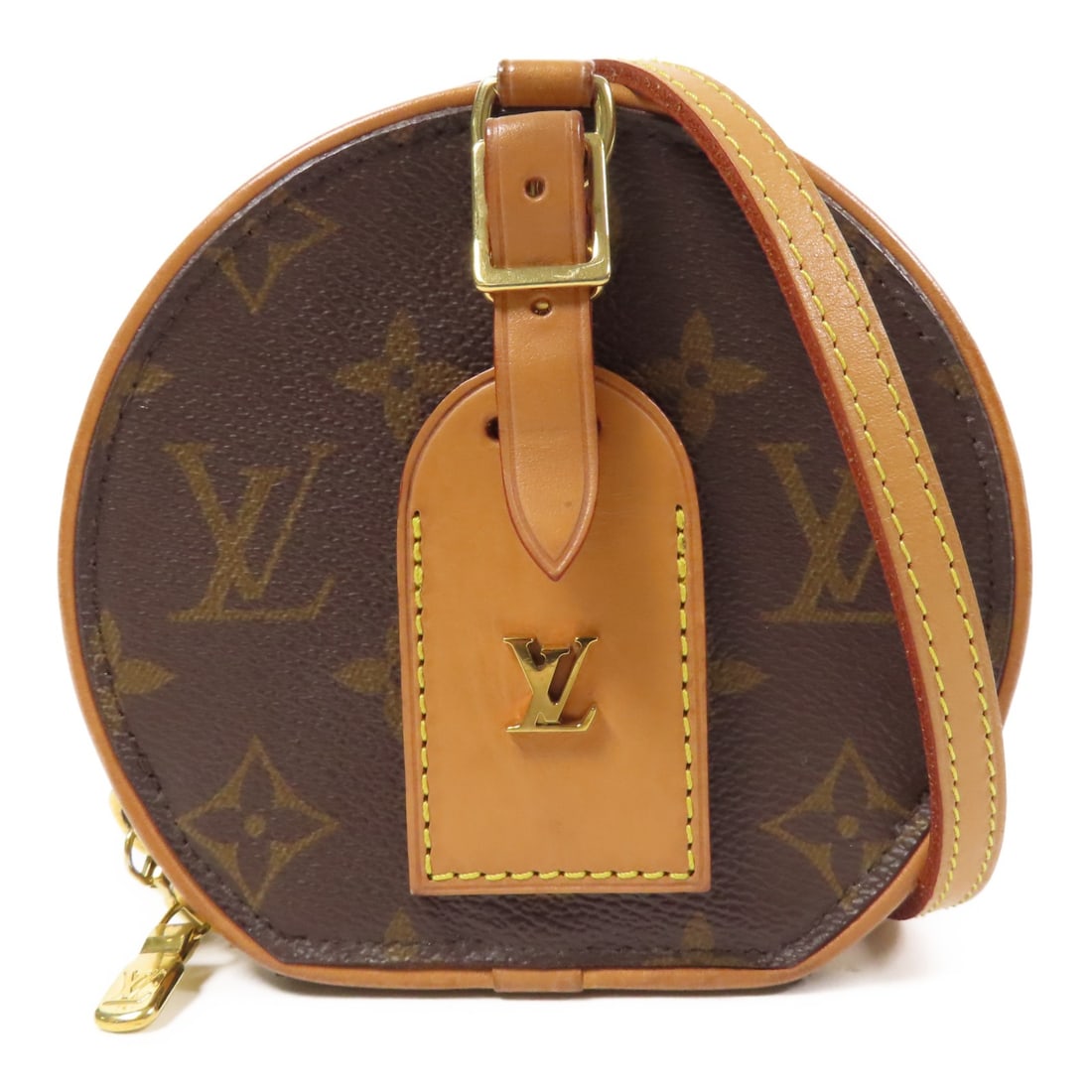 Louis Vuitton Mini Boite Chapeau Shoulder Bag M44699 Brown PVC Canvas: Louis Vuitton Mini Boite Chapeau Shoulder Bag M44699 Brown PVC Canvas Introducing the Louis Vuitton Mini Boite Chapeau 2 Way Shoulder Bag, a stylish accessory that combines elegance and functionality.