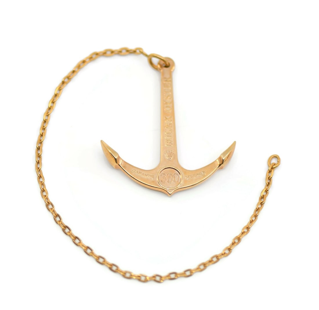 Rolex Oyster 300M Yellow Anchor Luxury Marine Accessory (1 of 2)