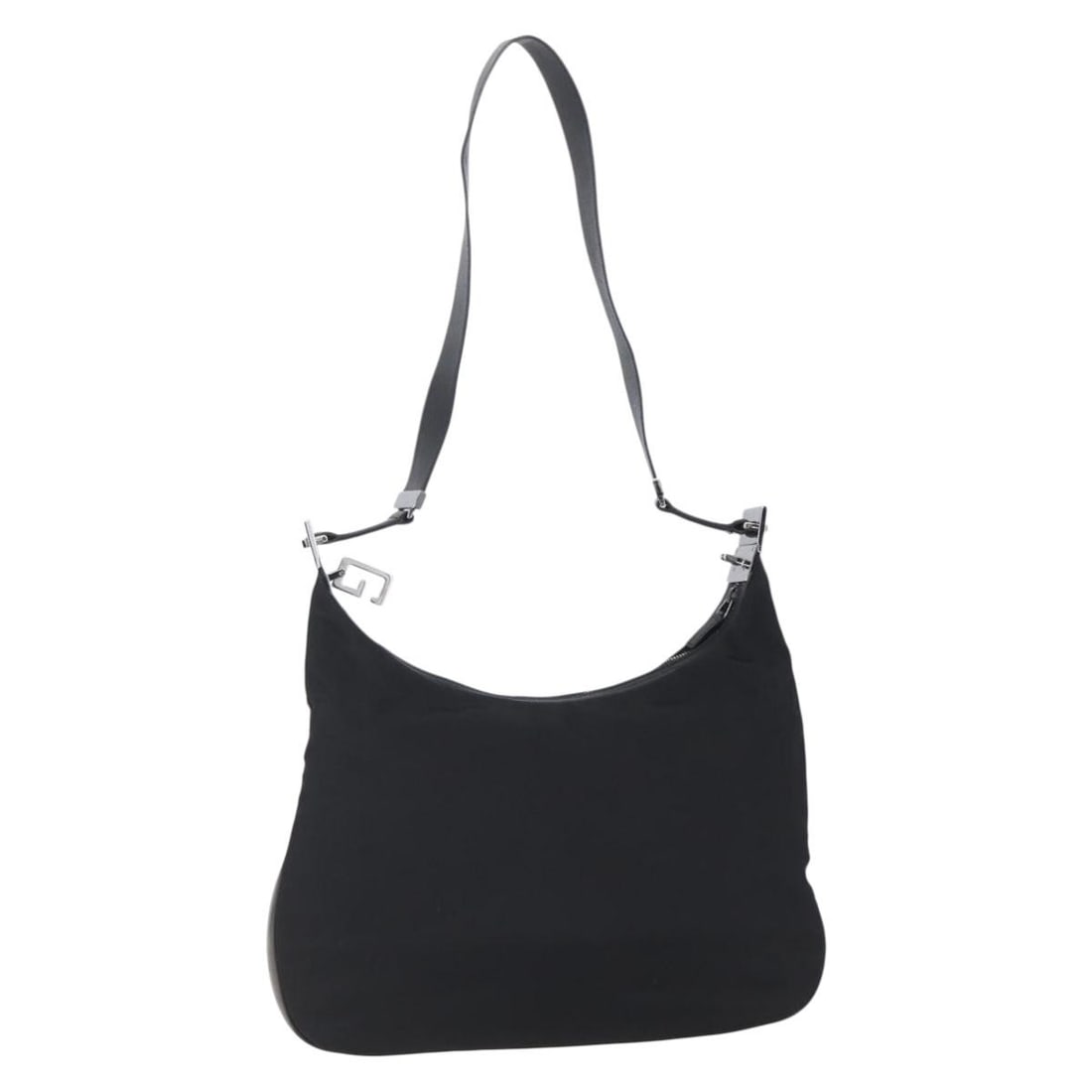 Pre-Owned Gucci Black Vintage Shoulder Purse: Pre-Owned Gucci Black Vintage Shoulder Purse This pre-owned Gucci vintage shoulder bag features a classic black design. It is in good condition with visible signs of use, including rubbing and slight