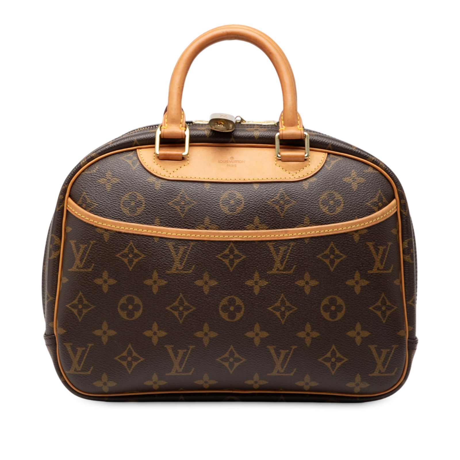 Louis Vuitton Trouville Monogram Canvas Satchel with Vachetta Leather Trim (1 of 8)
