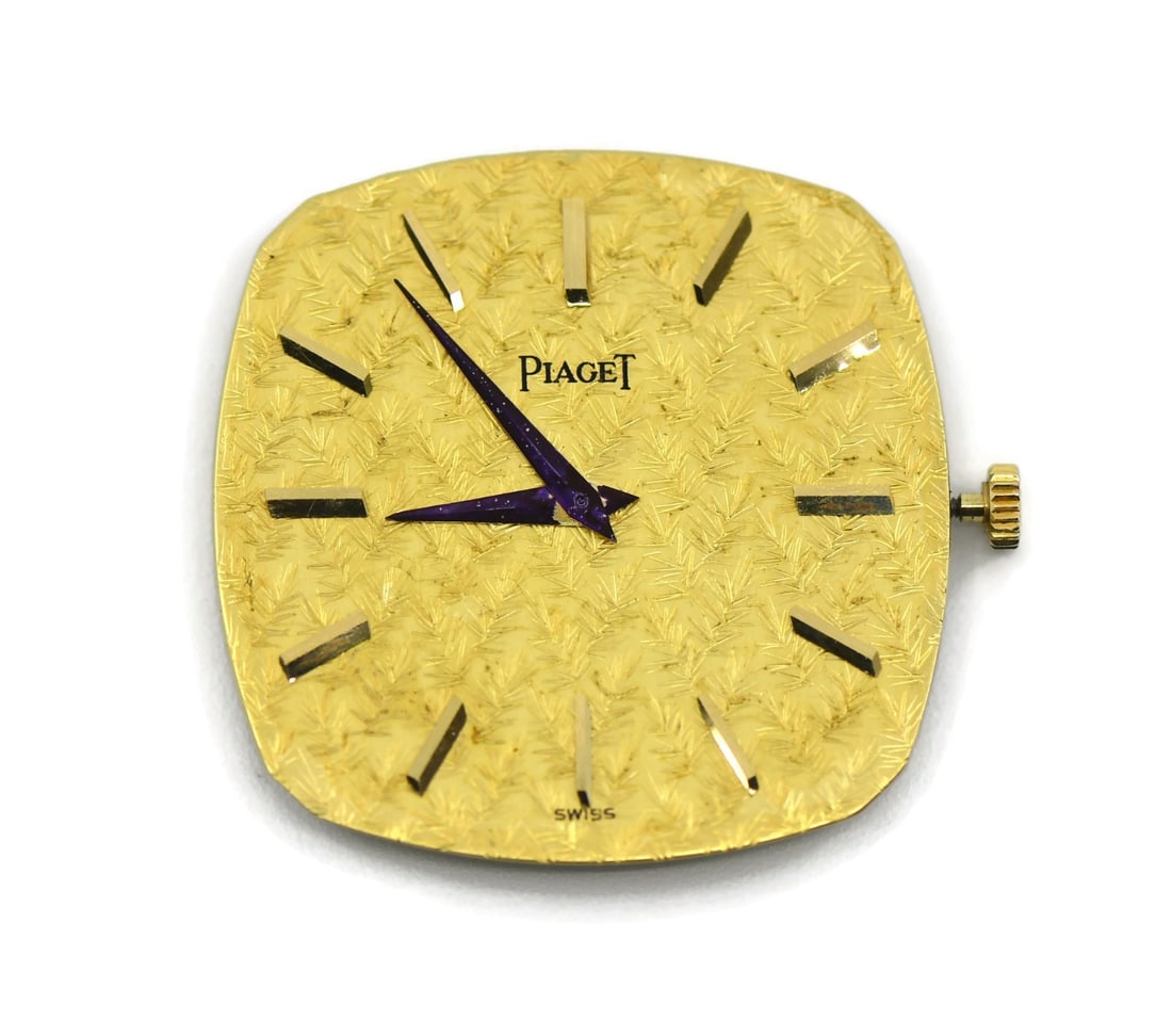Piaget Cal 9P2 27mm Manual Wind Movement 14K Gold Dial Authentic (1 of 2)