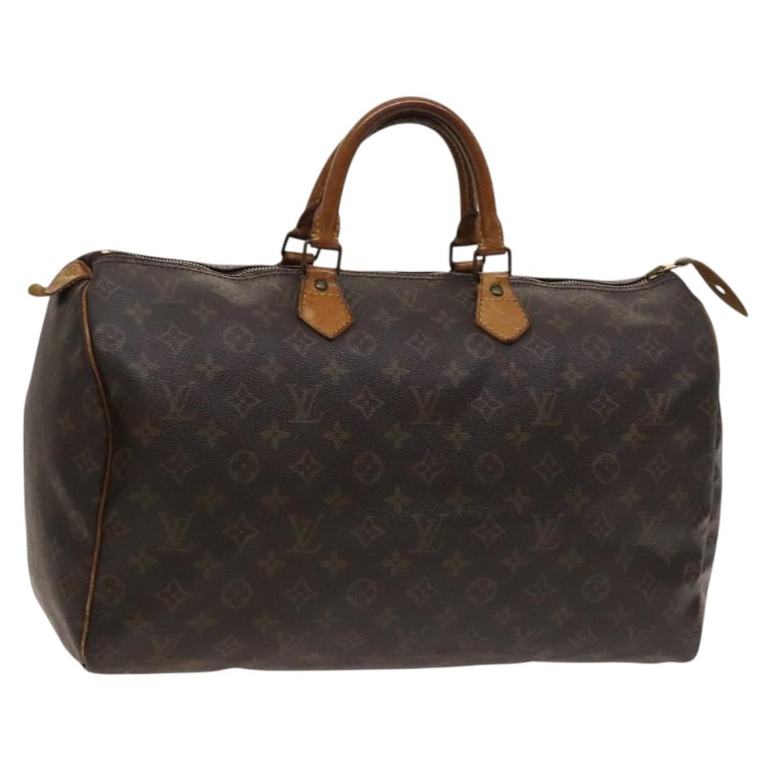 Louis Vuitton Monogram Speedy 40 Bandouliere Handbag Brown (1 of 1)