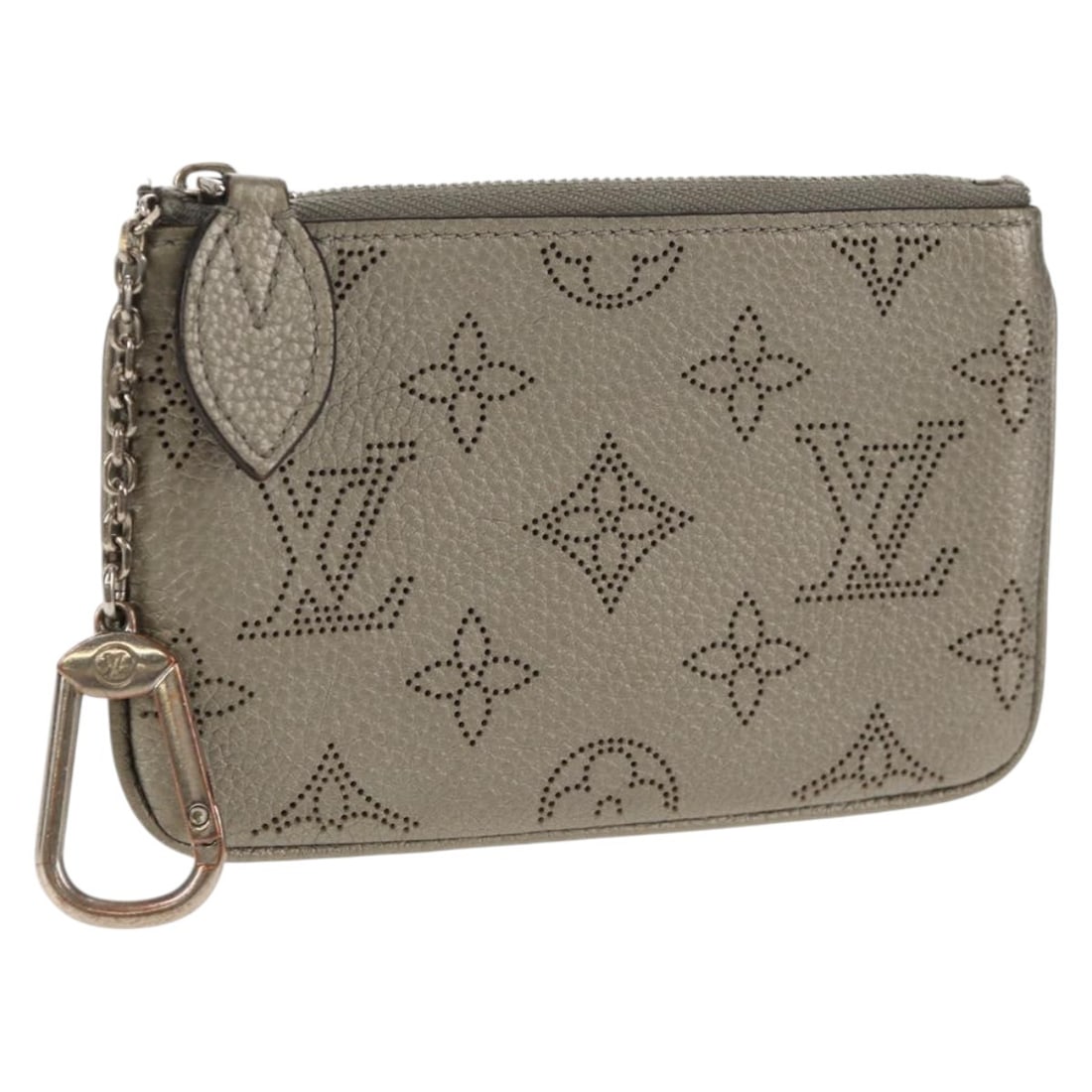 LOUIS VUITTON Mahina Pochette Cles Coin Purse Gris Monogram Canvas (1 of 18)