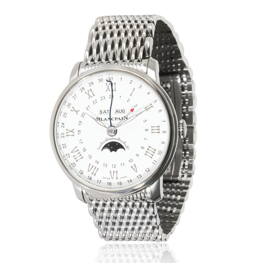 Blancpain Villeret Quantieme Complet GMT Men's Watch Stainless Steel 2024 with Box and Papers (1 of 4)