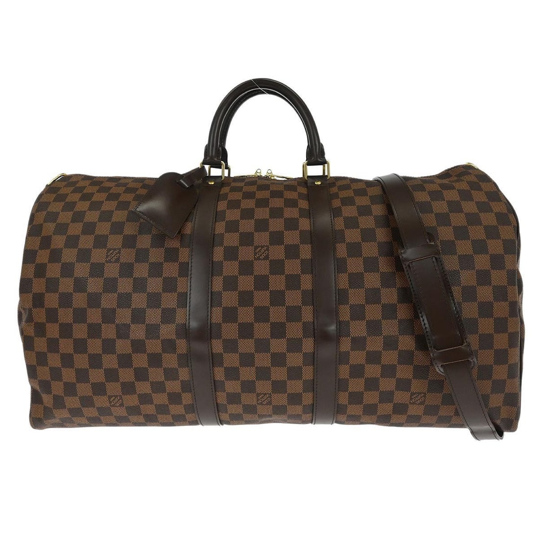 Damier Canvas Keepall Bandouliere 55 Travel Bag by Louis Vuitton N41414 (1 of 10)