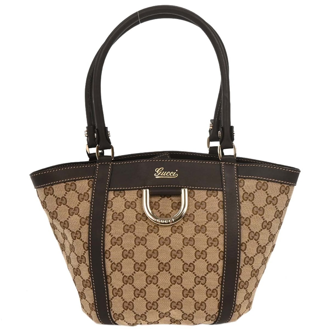 Gucci Beige Canvas GG Top Handle Tote Handbag 211983 204991: Gucci Beige Canvas GG Top Handle Tote Handbag 211983 204991 This stylish Gucci Beige Canvas GG Tote Handbag features the iconic Gucci GG pattern, making it a timeless addition to your accessory collec