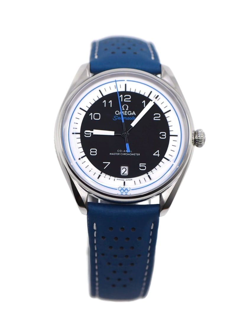 OMEGA Seamaster Olympic Automatic Watch 522.32.40.20.01.001 with Box and Papers: OMEGA Seamaster Olympic Automatic Watch 522.32.40.20.01.001 with Box and Papers Discover the elegance of the Omega Seamaster Olympic Stainless Steel Watch, a perfect blend of style and functionality.