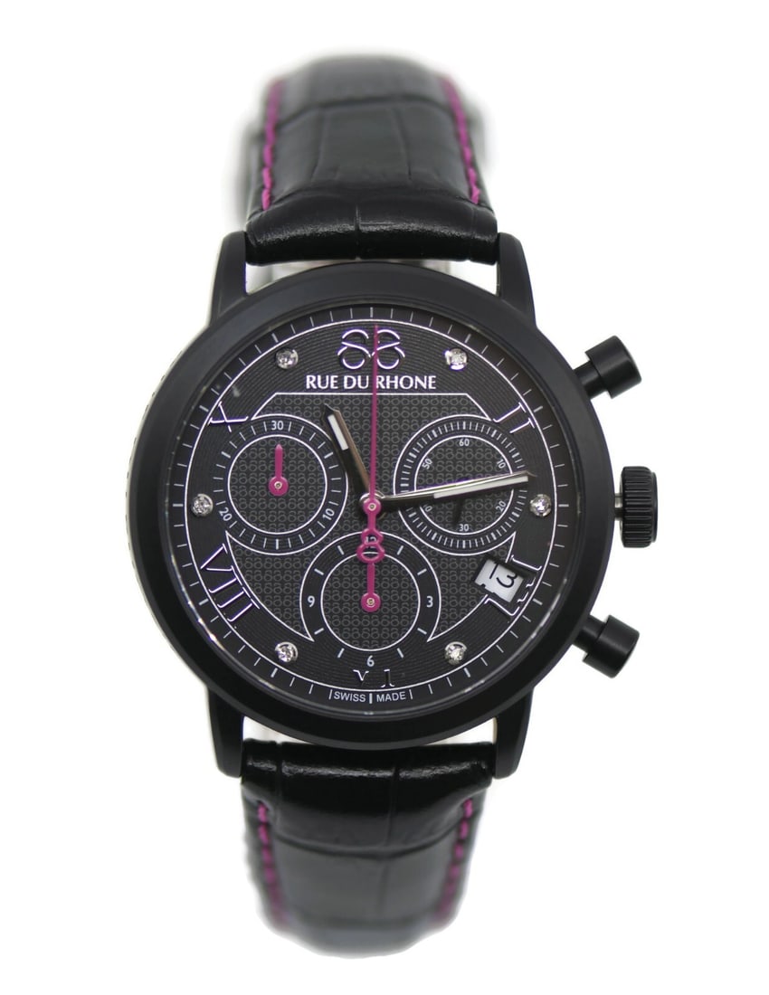 88 Rue Du Rhone Stainless Steel Quartz Watch 35mm with Box: 88 Rue Du Rhone Stainless Steel Quartz Watch 35mm with Box This elegant wristwatch from 88 RUE DU RHONE combines sophistication and functionality. Featuring a durable stainless steel case with a diame