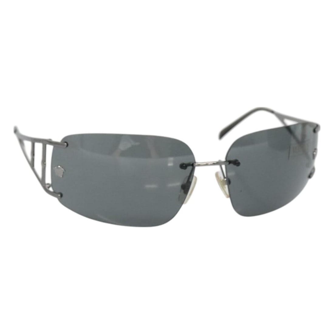 VERSACE Silver Metal Sunglasses Authentic Made in Italy (1 of 11)