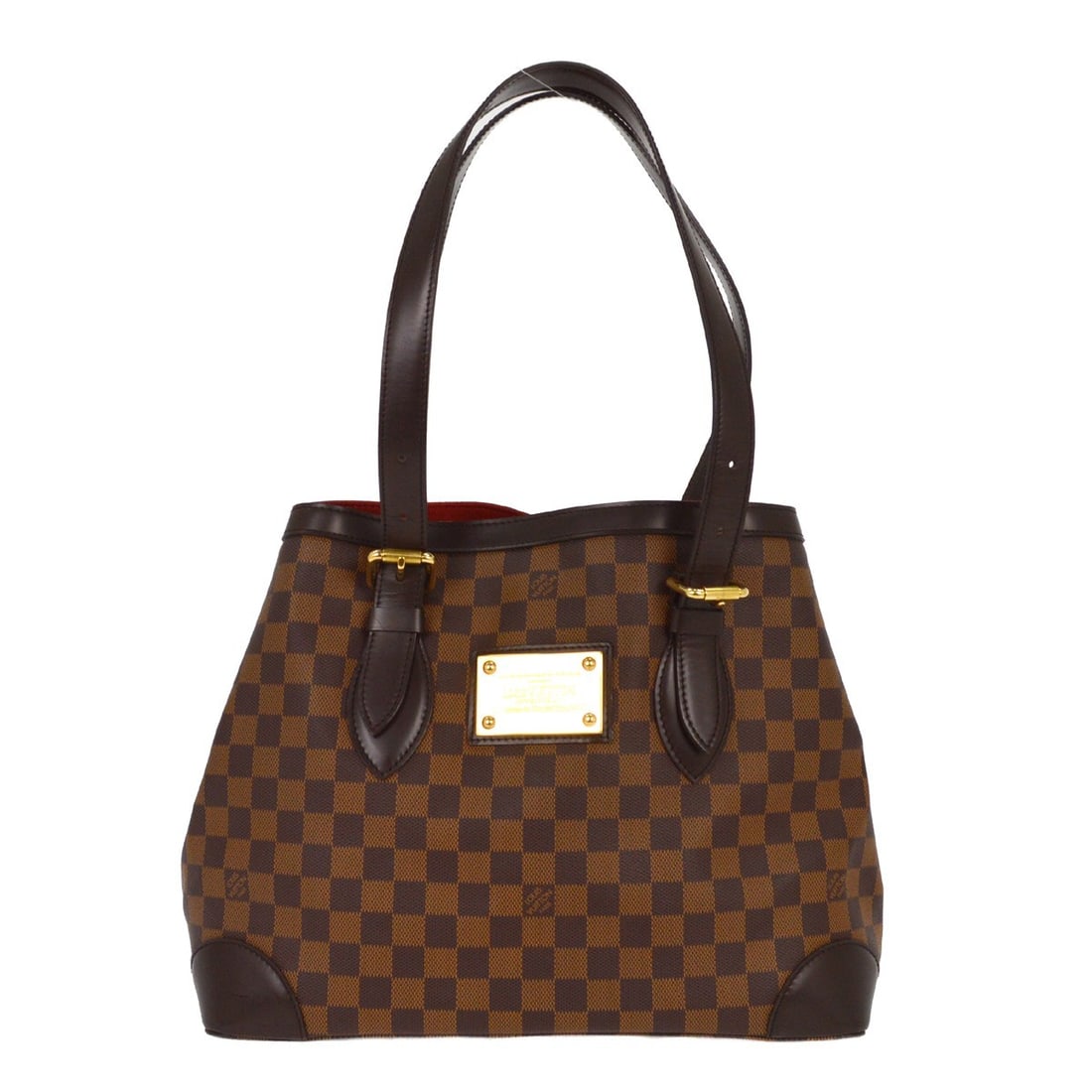 Louis Vuitton Hampstead MM Tote Bag Damier Canvas Ebene: Louis Vuitton Hampstead MM Tote Bag Damier Canvas Ebene This Louis Vuitton Damier Hampstead MM Tote Bag is a stylish and functional accessory perfect for casual occasions. Crafted from durable Damier