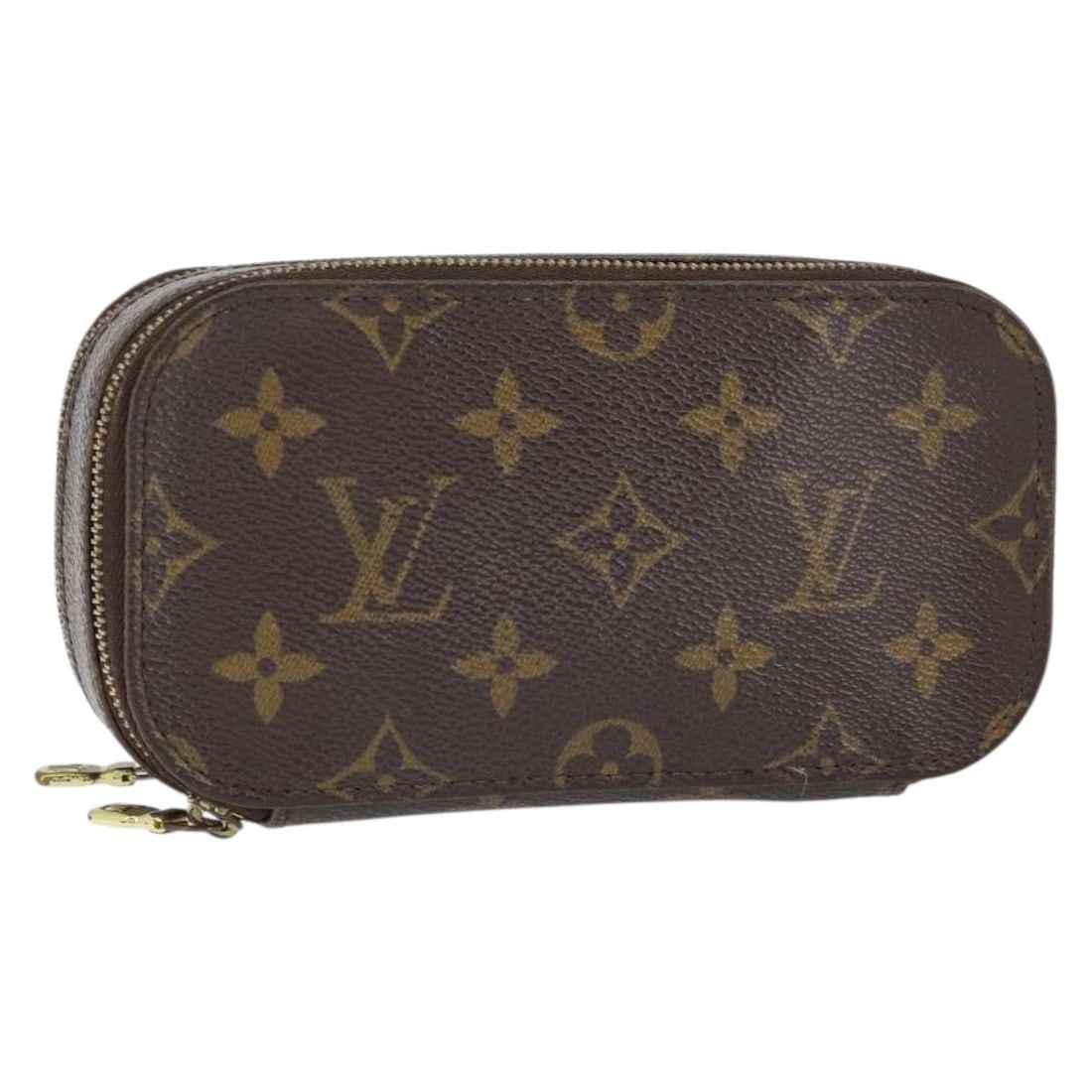 Pochette Accessoires clutch by Louis Vuitton in brown: Pochette Accessoires clutch by Louis Vuitton in brown This pre-owned Louis Vuitton Pochette Accessoires in brown is a clutch and pouch designed for women. It features slight surface rubbing, scratches