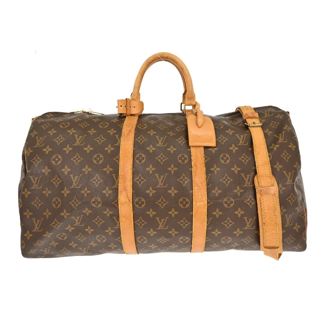 Keepall Bandouliere 55 Travel Bag by Louis Vuitton in Brown (1 of 1)
